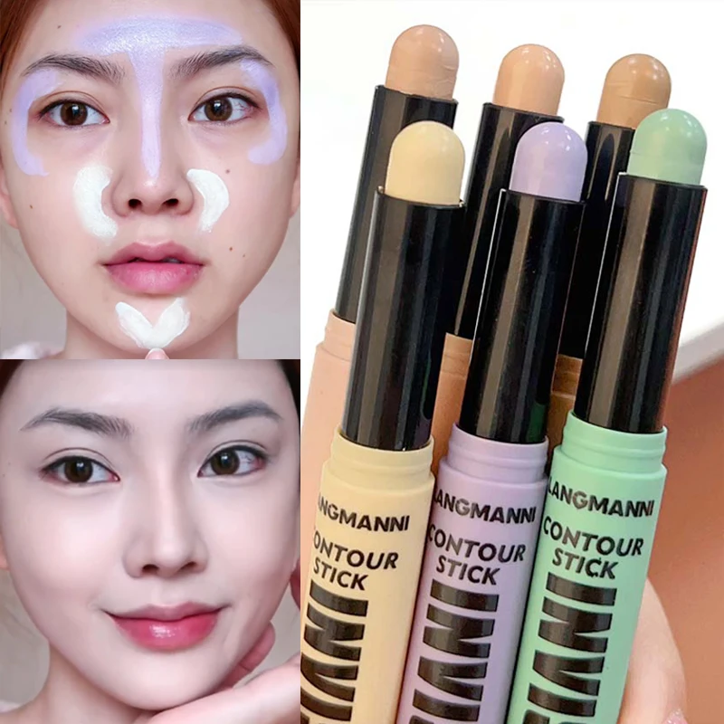 Moisturizing Concealer Stick Modify Face Skin Tone Makeup Waterproof Oil Control Lasting Cover Acne Dark Circle Foundation Cream