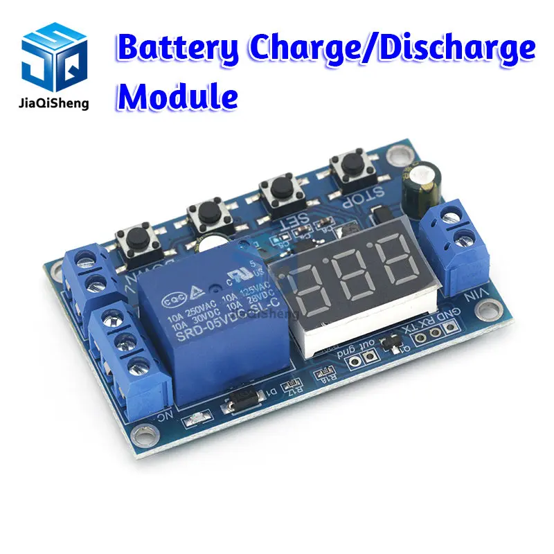 Battery Charge/Discharge Module Integrated Voltmeter Undervoltage/Overvoltage Protection Timing Charge/Discharge Communication