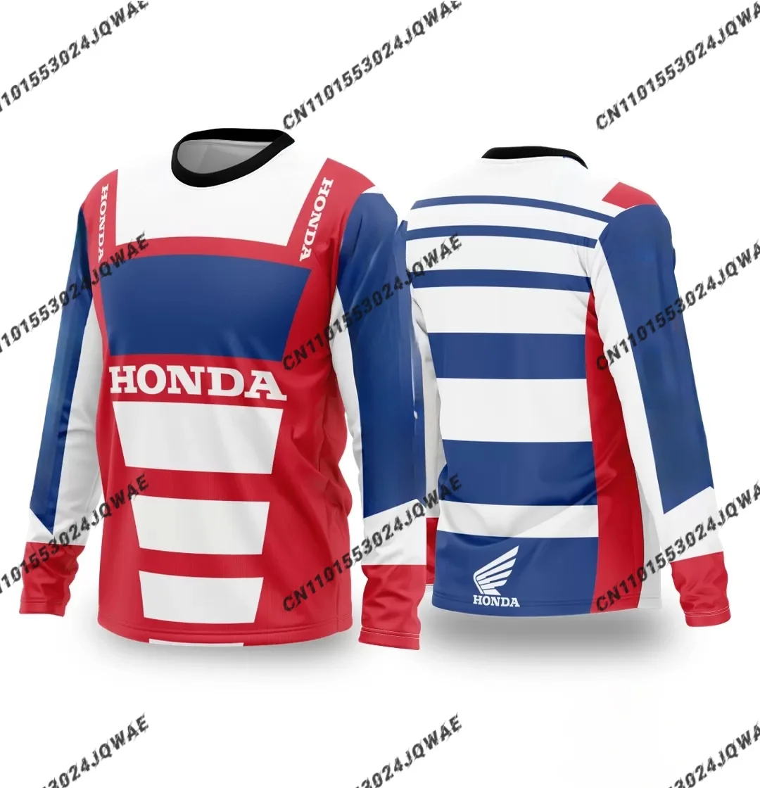 

HONDA New Event Uniform Men Women Fashionable Casual Sportswear Summer Oversized Breathable Quick Drying Motorcycle Riding Tee