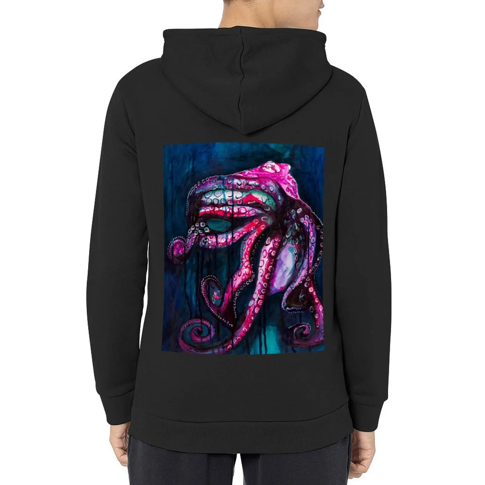 

Tentacles ink painting Hoodie blouse anime clothes fashion men autumn new products anime hoodie