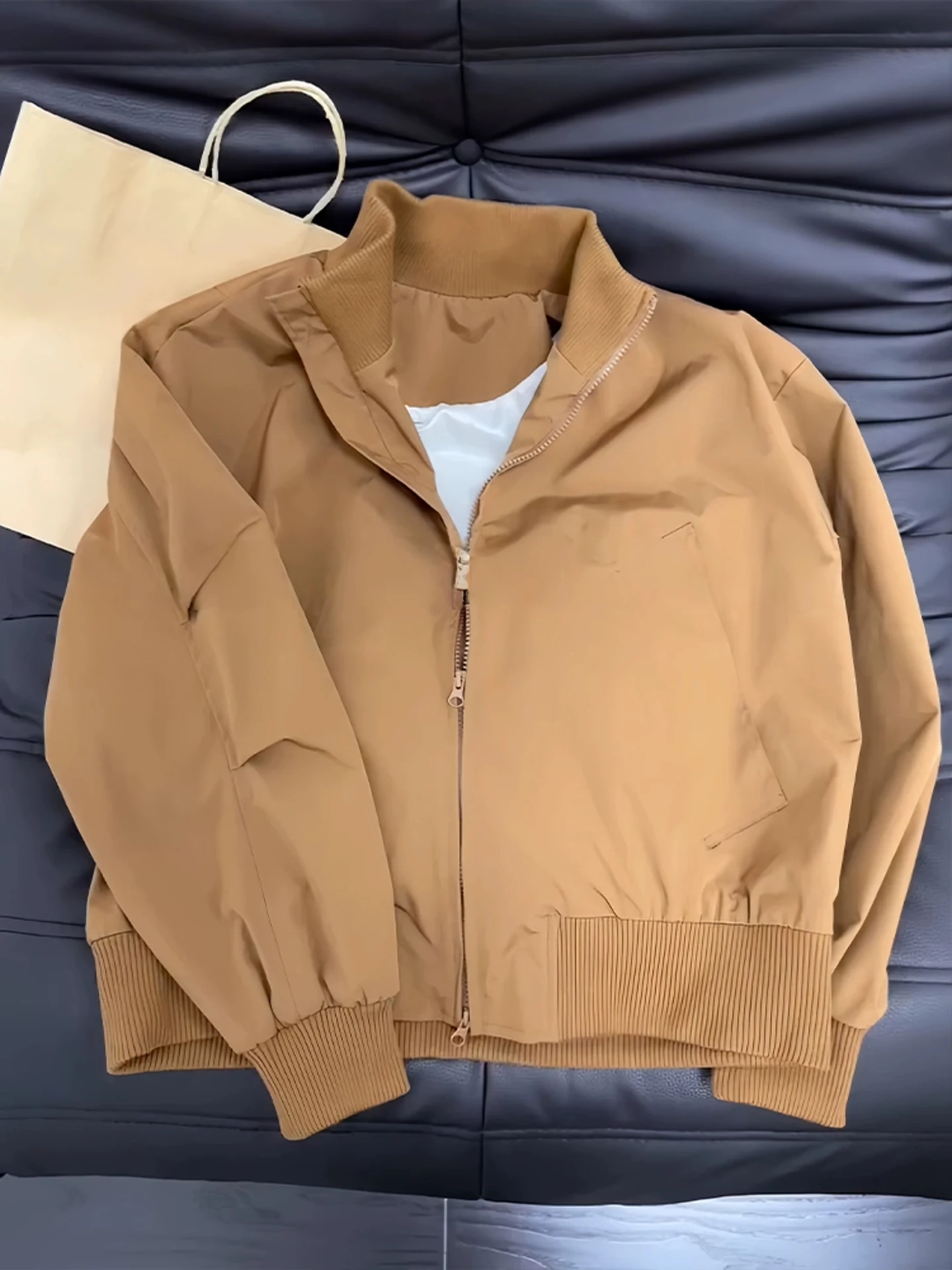 American Sle Flight Jaet ort abrigo de otoño para hombre marca Faion alta sensación Cool Cleanfit béisbol Sle cierre de cremallera