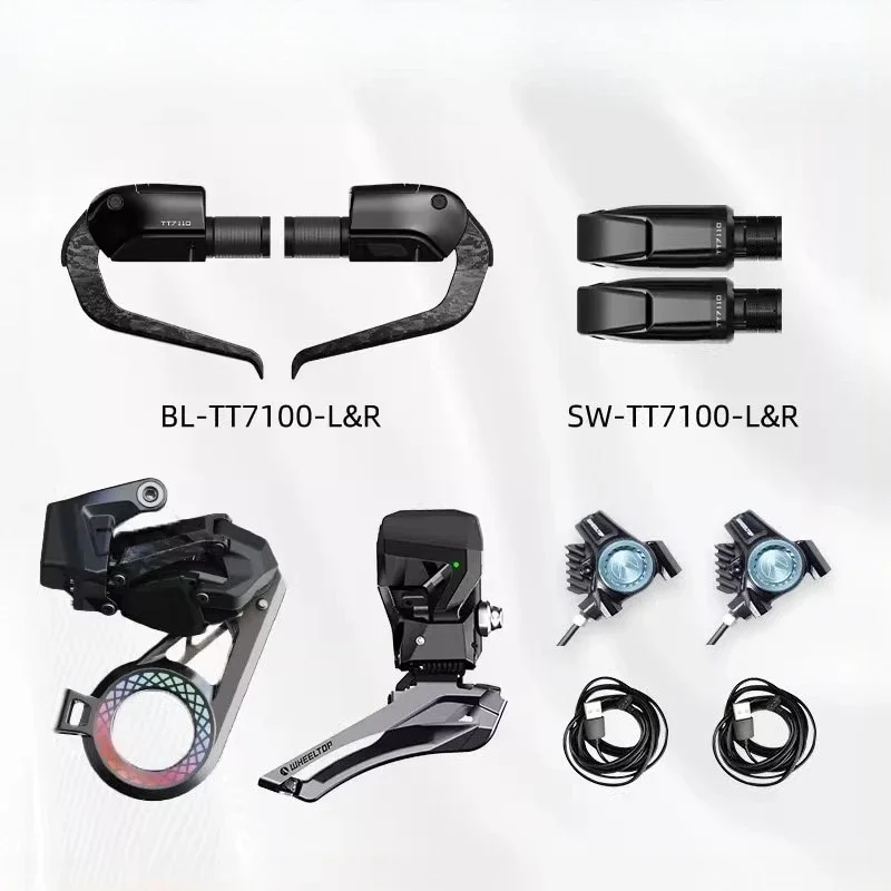 

Wheeltop TT Transformer Iron Three Road Timing Wireless Electronic Transmission 2*7-14S Ceramic Carbon Fiber Large Guide Wheel
