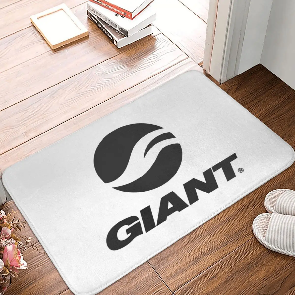 Giant Bike Doormat Non-slip Super Absorbent Bathroom Floor Mats Home Entrance Rugs Living Room Giant Bicycle Carpet Footpad