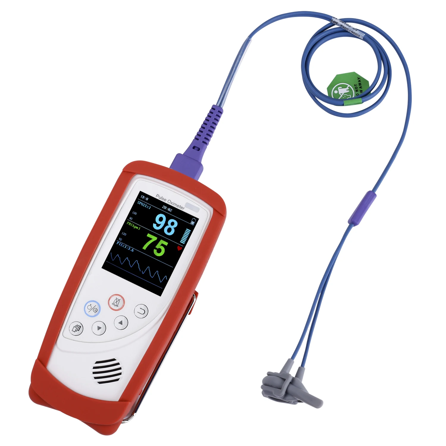 Handheld Infant/Neonatal/Baby SPO2 Monitor Veterinary & Surgical Pulse Oximeter with Rechargeable Battery