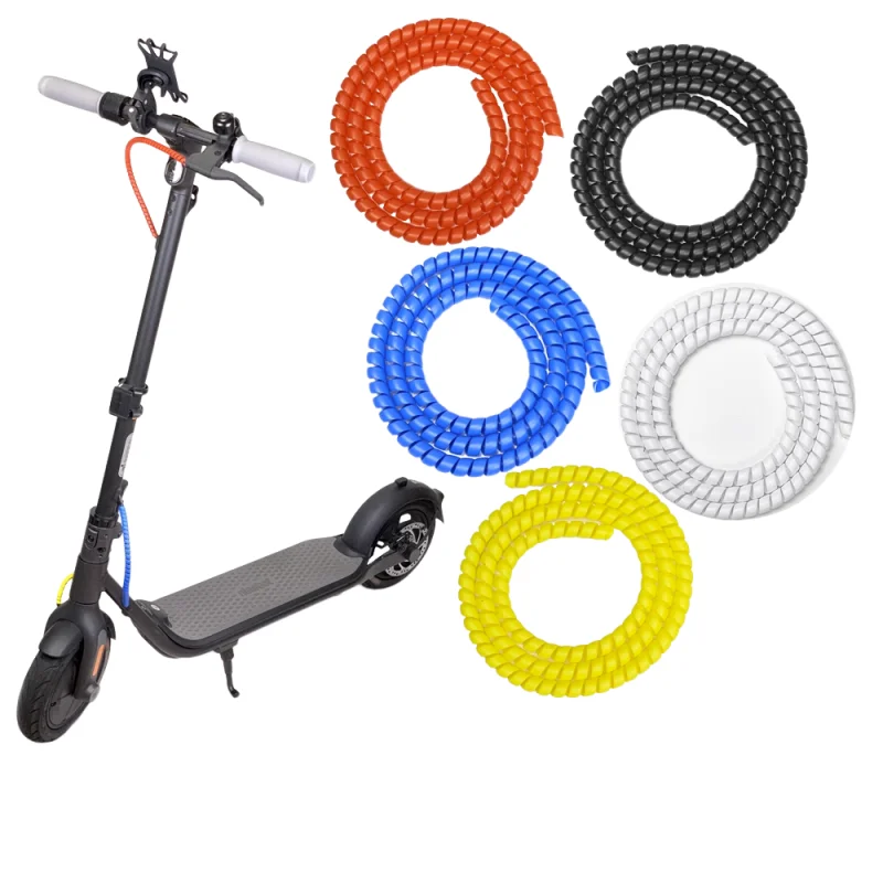 Tubo de bobinado de línea de patinete eléctrico para XIAOMI M365/PRO ES1 ES2 MAX G30, tubo de protección Universal, Protector de Cable de freno de 1,0 m