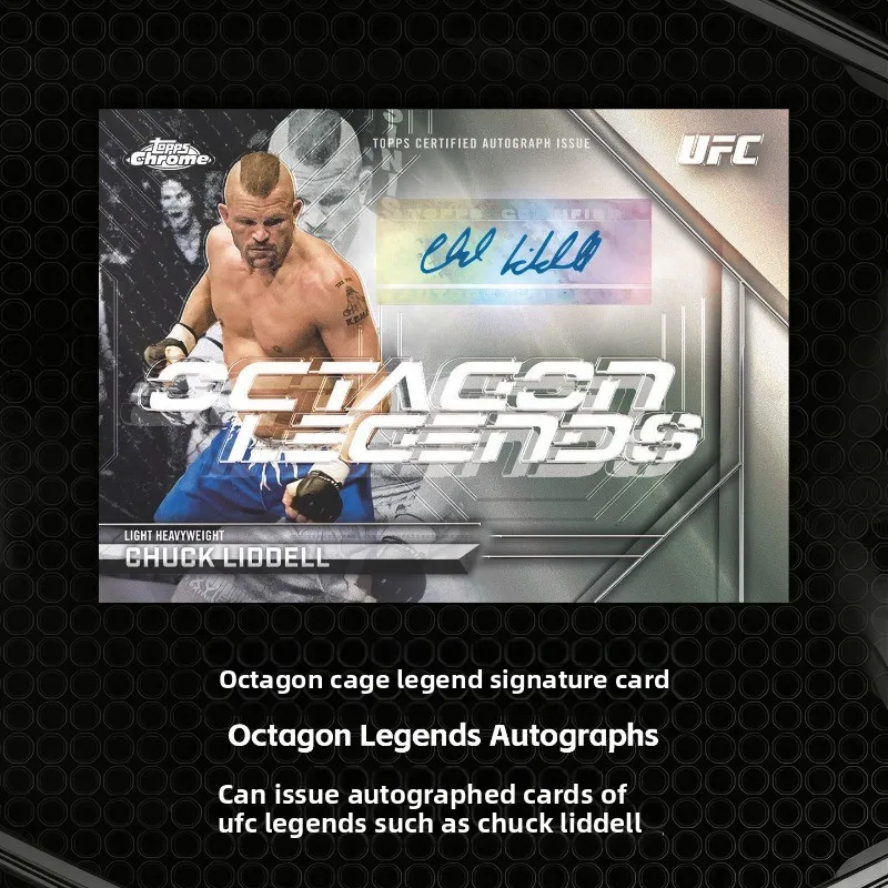 Topps Chrome Official UFC MMA Trading Cards Auto Exclusive Refractor Rookie RC Zhang Weili Champions Legends Collectible Cards - view 4