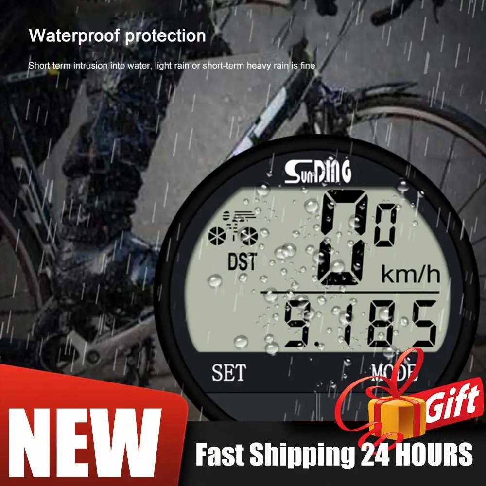 

Велокомпьютер с ЖК-экраном, проводной велосипедный спидометр, одометр для горного велосипеда, аксессуары для велоспорта на открытом воздухе ﻿