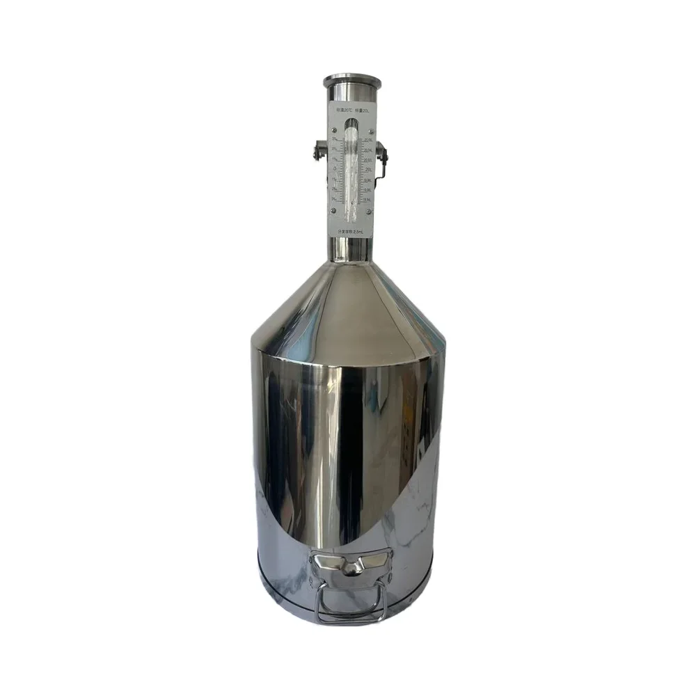 10L 20L Stainless Steel Prover Tank Seraphin Type Measuring Can
