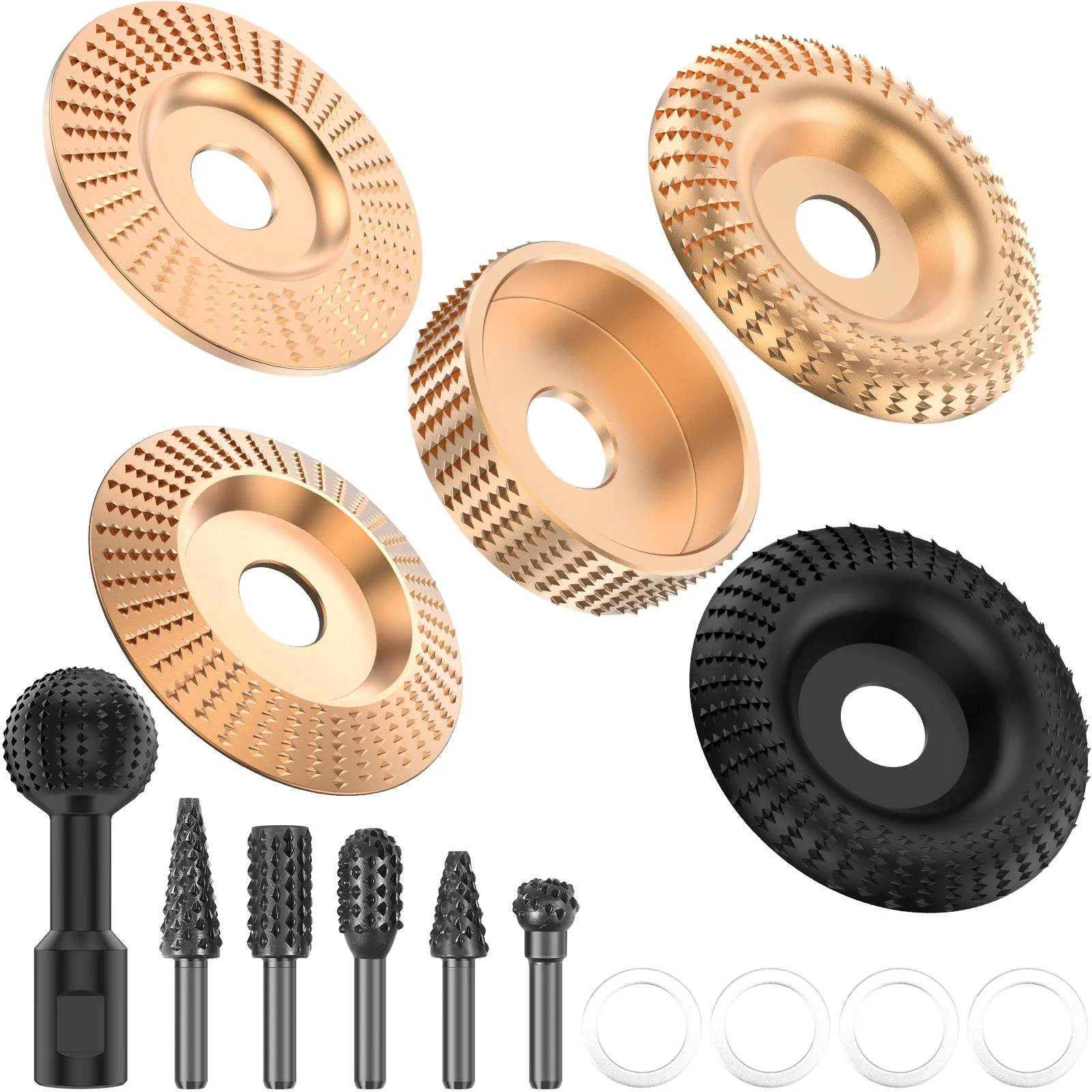 طحن عجلة قرص الطحن زاوية طاحونة النجارة تلميع القرص مع نتوءات طحن عجلة الرملي القرص الدورية القرص مجموعة