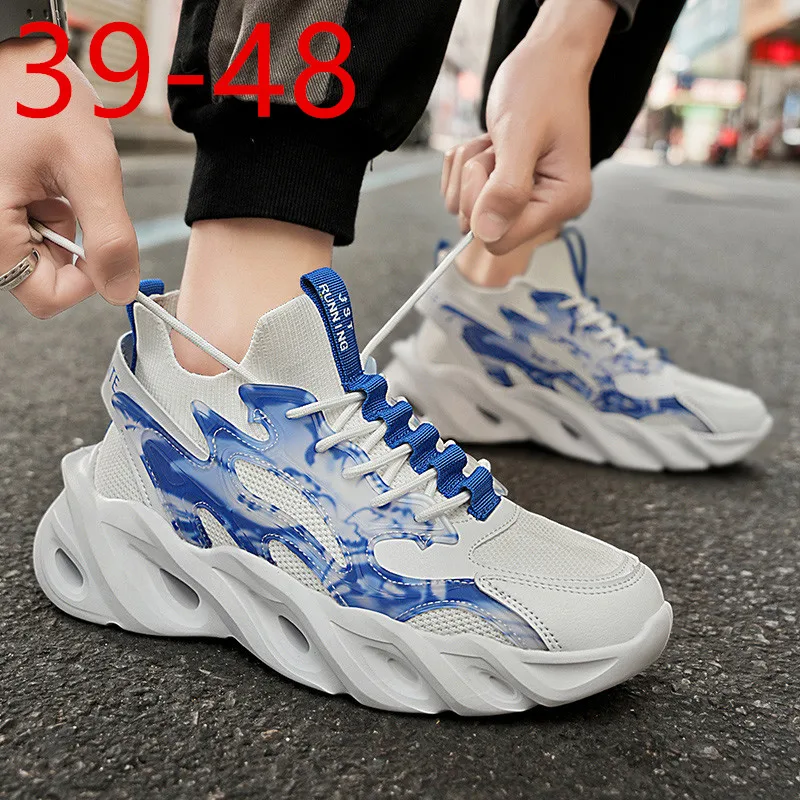 

Men's Casual Sneakers 2025 Trendy Fashionable Unisex Shoes Durable Anti-slip Thick-soled Elevator Comfortable Breathable Easy-cl