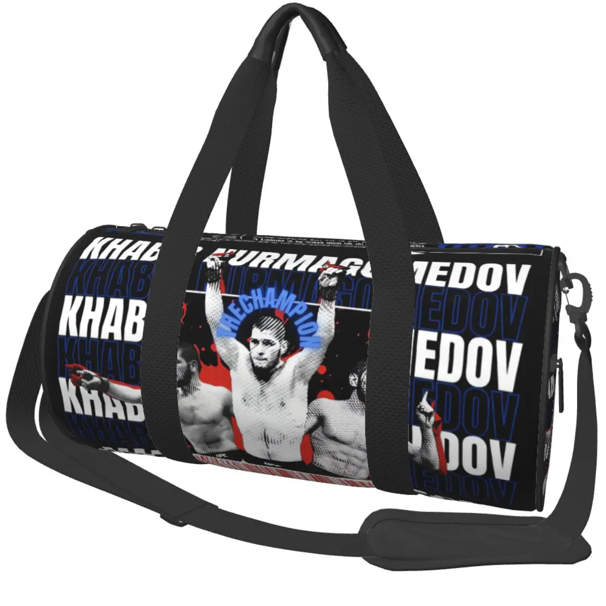 

Khabib Nurmagomedov Gym Bag Travel Training Sports Bags Male Female Design Gym Accessories Novelty Fitness Bag Portable Handbags