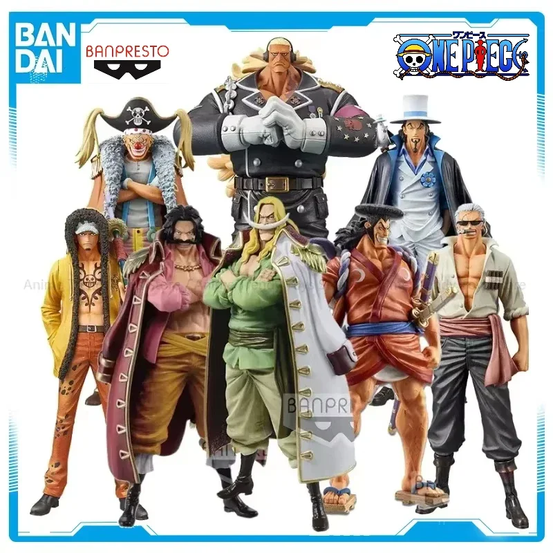 Original Genuine ONE PIECE THE GRANDLINE MEN BANPRESTO DXF Luffy Roger Zoro Sabo Bandai Anime Model Toys Action Figure Gifts WY