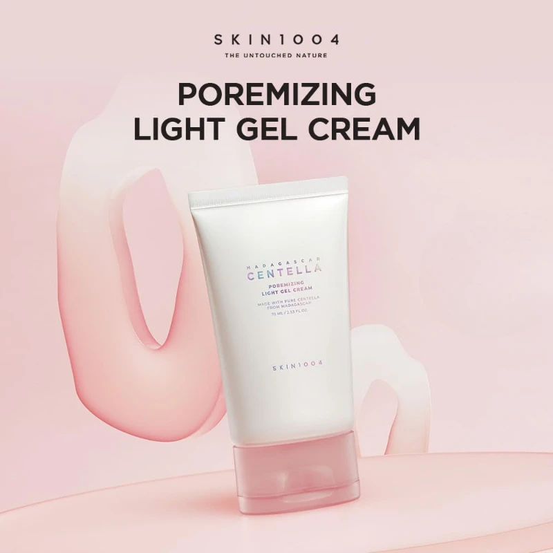 SKIN1004 مدغشقر كينتيللا كريم جل خفيف 75 مللي للعناية بالمسام كريمات الوجه للترطيب العميق منتجات التجميل للعناية بالبشرة