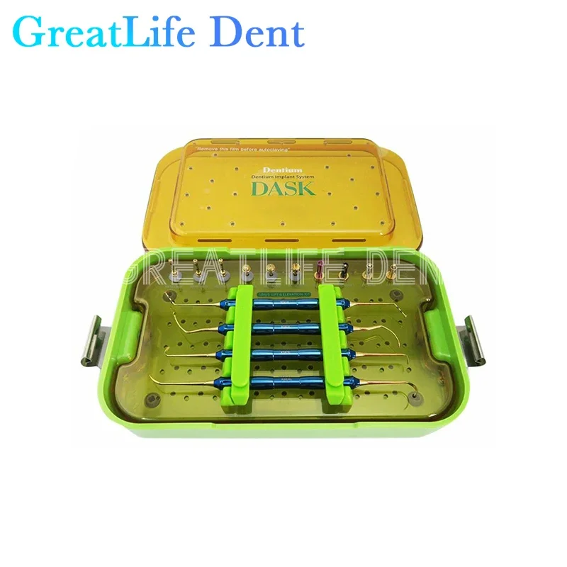 GreatLife Dental Drill Stoppers Sinus Lifting Elevation Solution Tool Instrument Dask Dentium Advanced Sinus Dentium Dask Kit