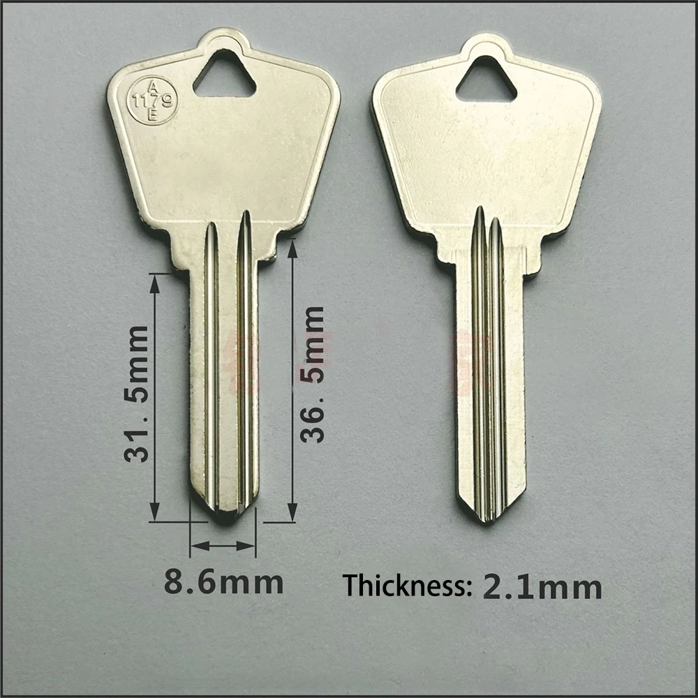 

For American A1179E Guli Slotted Perforated Key Blank DALEE Special Irregular-shaped Key Professional Locksmith Tool