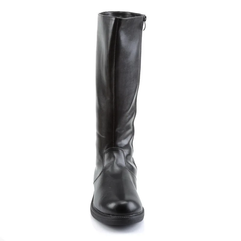 Mittelalterliche Ritter-Renaissance-Stiefel in Mehrfarbig für Männer, Retro PU-Leder Hohe Stiefel, Piraten-Cosplay Halloween-Karneval-Party-Schuhe – Detail 13