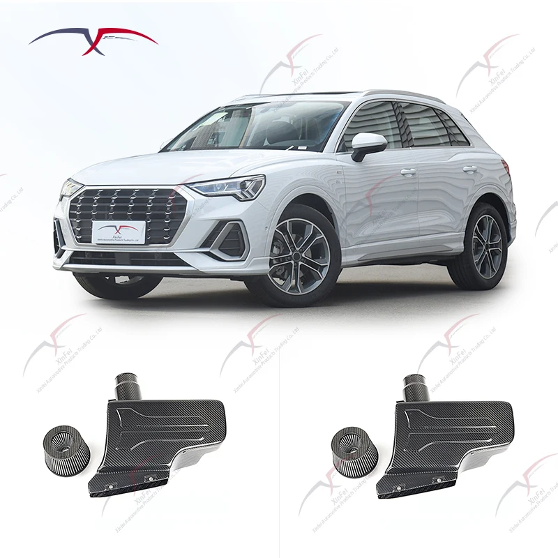 

Suitable for Q3 2.0T Automotive Parts Carbon Fiber Cold Intake System Kit Cold Intake Filtration System
