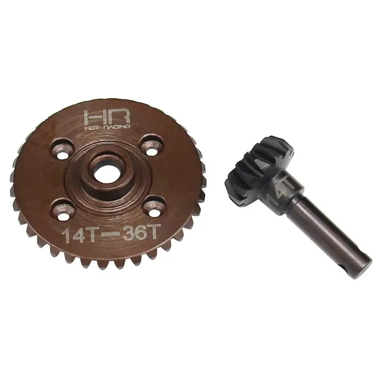 Hot Racing Reinforced steel Spiral Diff Bevel Gear set for Axial AX10 Wraith Ridge Crest YETI and EXO Series