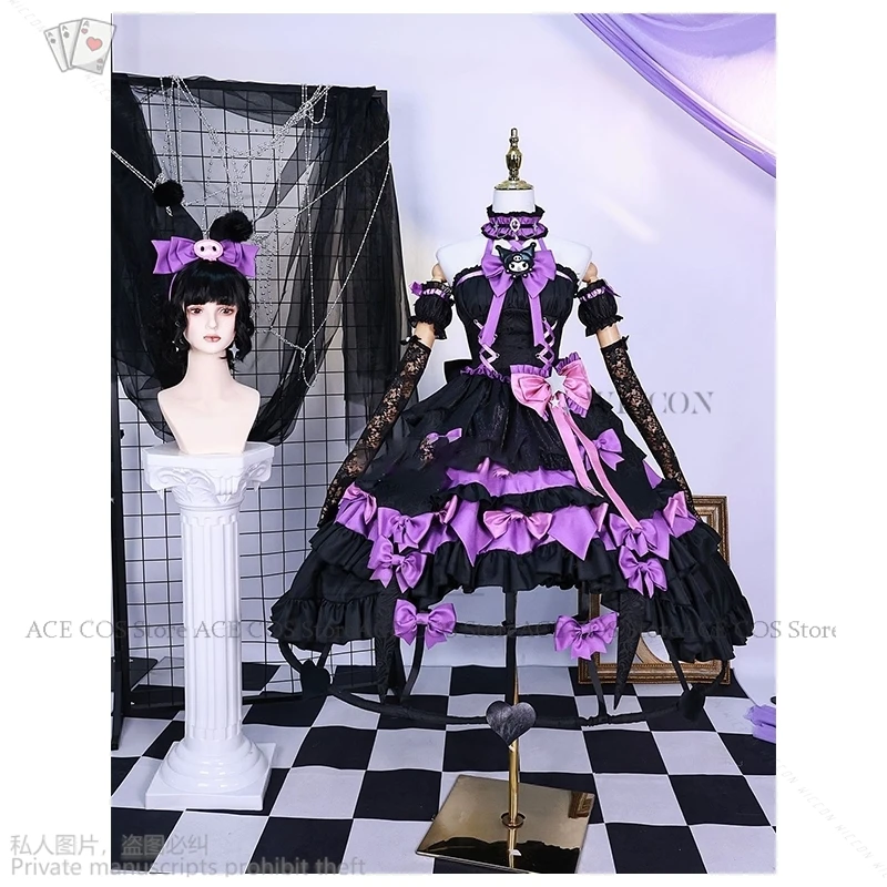 

Game Identity V Cosplay Costume Bloody Queen Mary Bloodbath Lolita Long Dress Women Halloween Carnival Evening Party Kawaii Wig