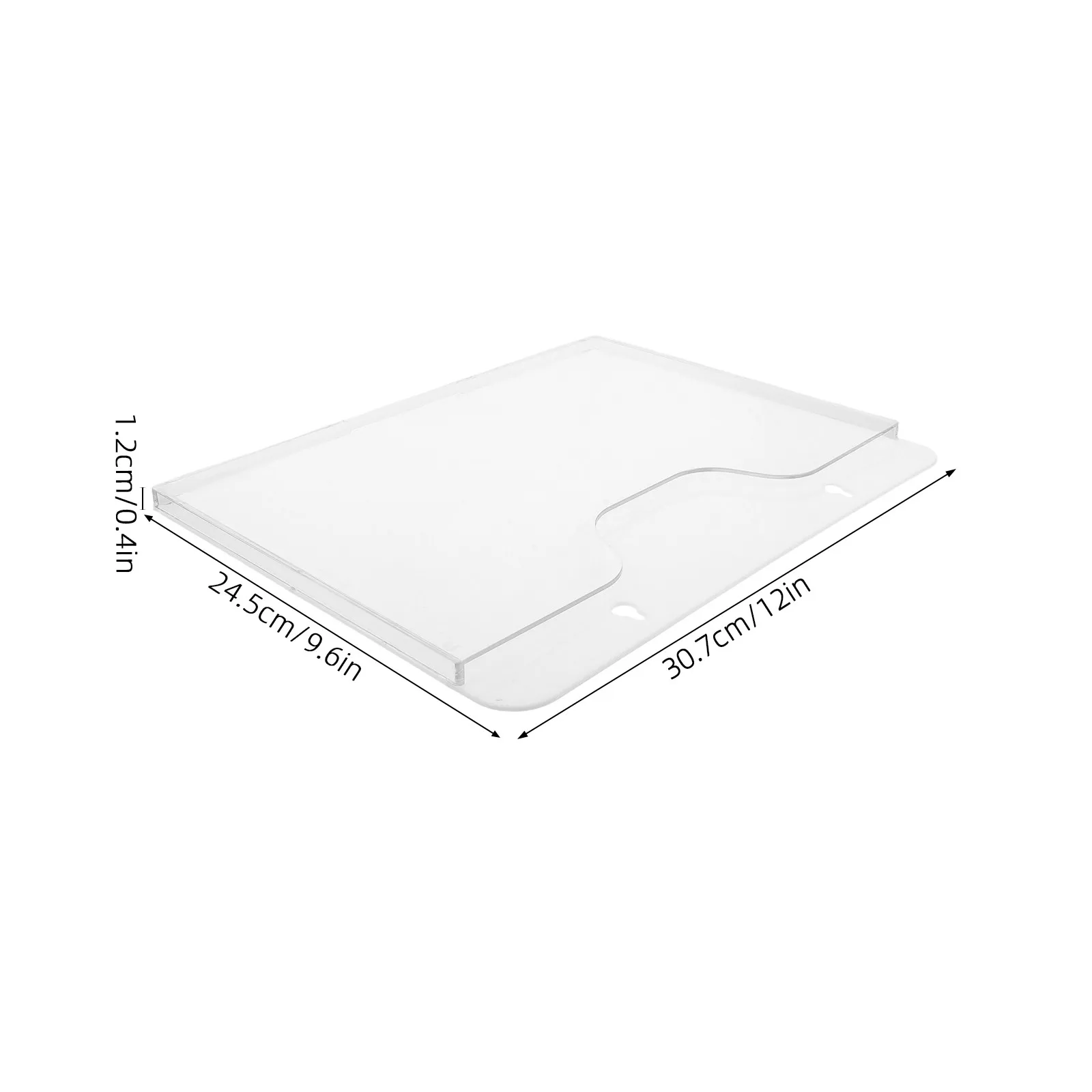 2Pcs Ultra Slim Wall File Organizer Clear Acrylic Magazine Holder for Offices Education Stores Brochure Rack Document Display