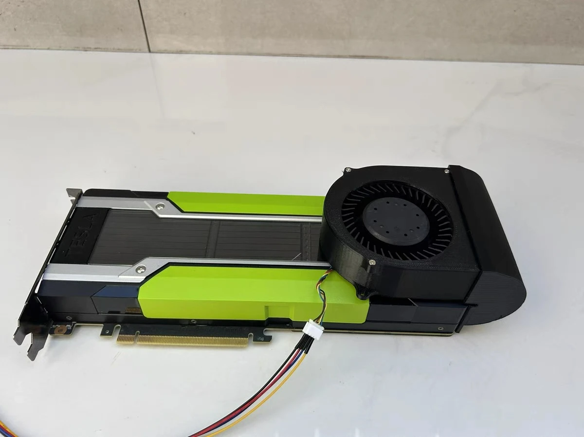Modified Active Cooling Fan Assembly for NVIDIA for Tesla P100 P40 M40 K80 V100 Graphics Card