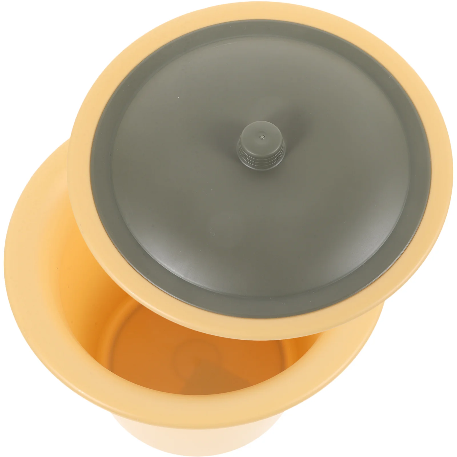 وعاء الغرفة مع غطاء مبولة محمولة لكبار السن والكبار والأطفال وعاء سرير بلاستيكي قابل لإعادة الاستخدام للاستخدام المنزلي أثناء السفر ليلاً #1