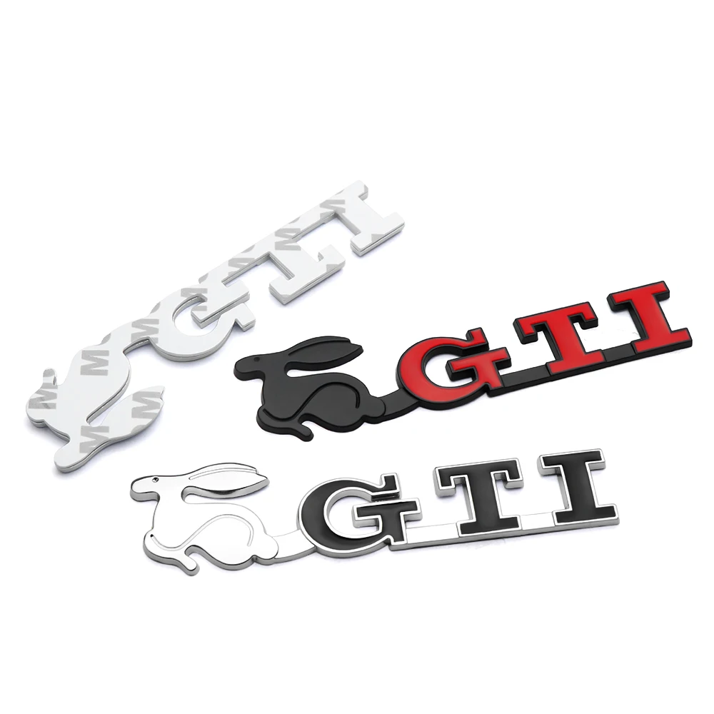 GTI Car 3D Metal Front Hood Badge Grille/Stickers For Volkswagen Jetta Lavida Bora polo 2018 passat b6 b8 mk6 golf R Rline Bora view 6