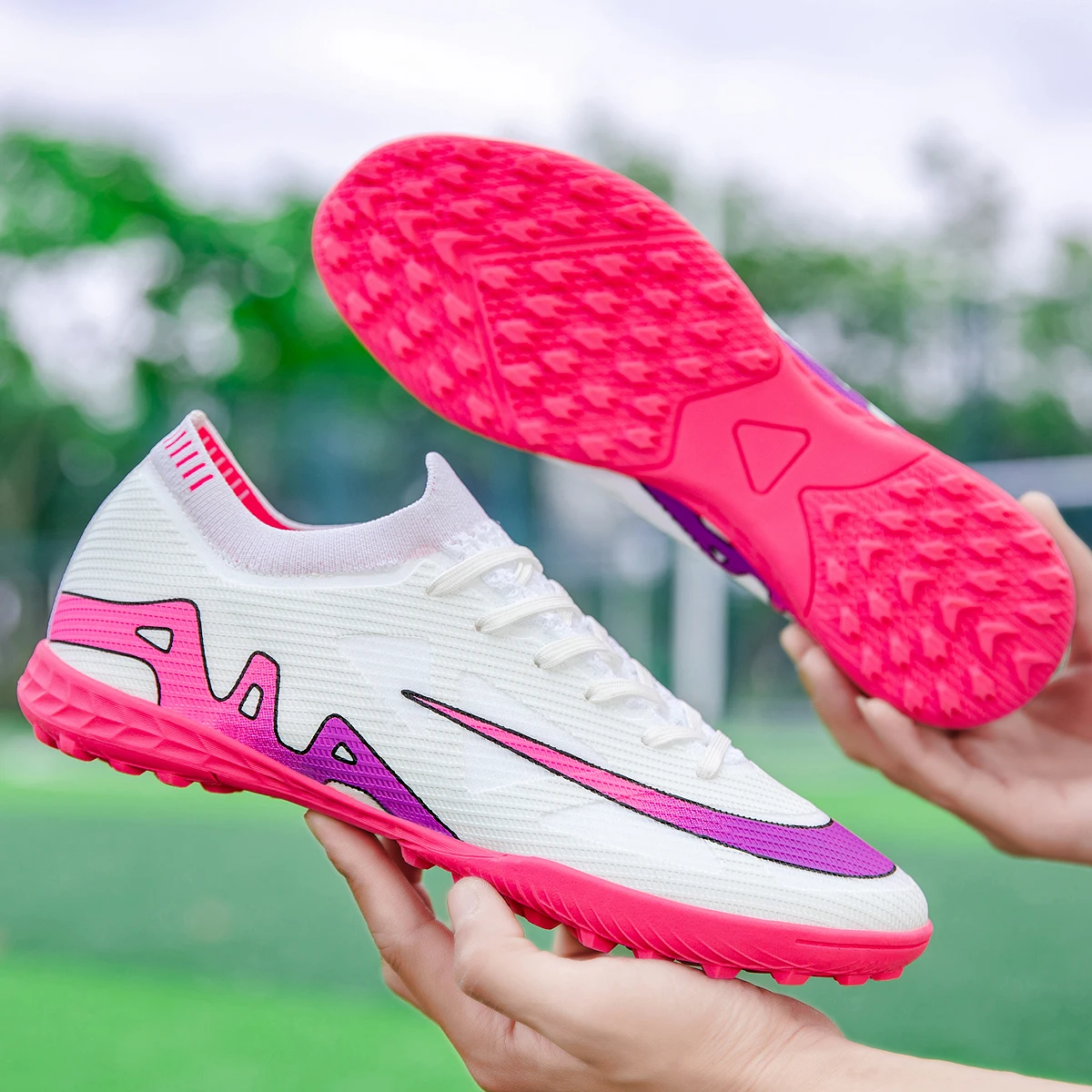 

Мужские и женские футбольные бутсы с короткими шпильками для соревнований и тренировок; дышащая и профессиональная тренировочная обувь