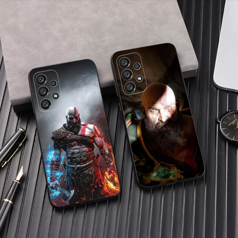 Game G-God of War  Phone Case For Samsung Galaxy A13,A21s,A22,A31,A32,A52,A53,A71,A80,A91 Soft Black Shell