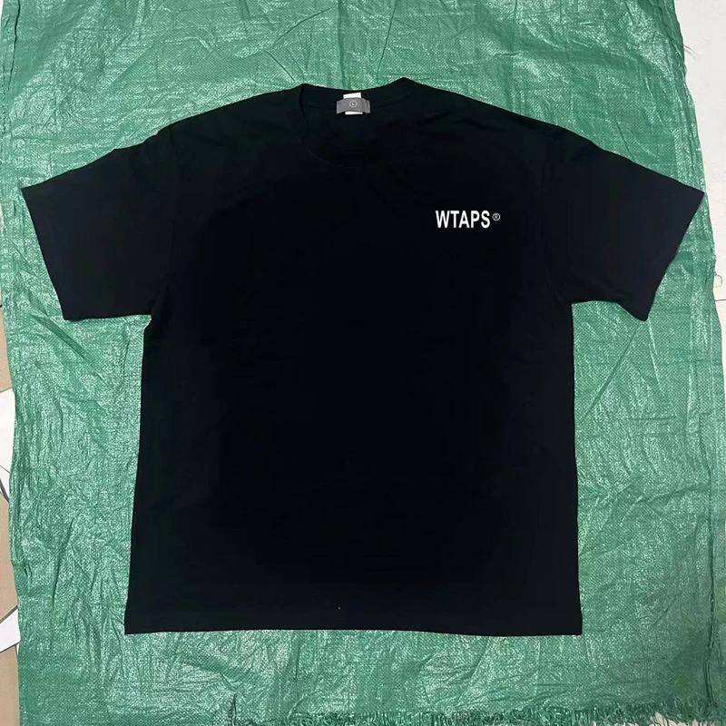 WTAPS T-shirts Harajuku Style Breathable Cotton 2024 New Men Women All-match T Shirt Streetwear Loose Casual Wtaps T-shirt Tops