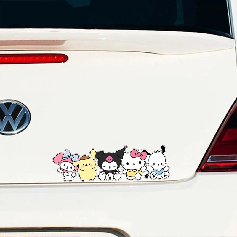 

Sanrio Cartoon Car Sticker Cute Waterproof Car Motorbike Vehicle Truck Sticker Decal Kid Toys Gifts Automobile Motorbike Laptop