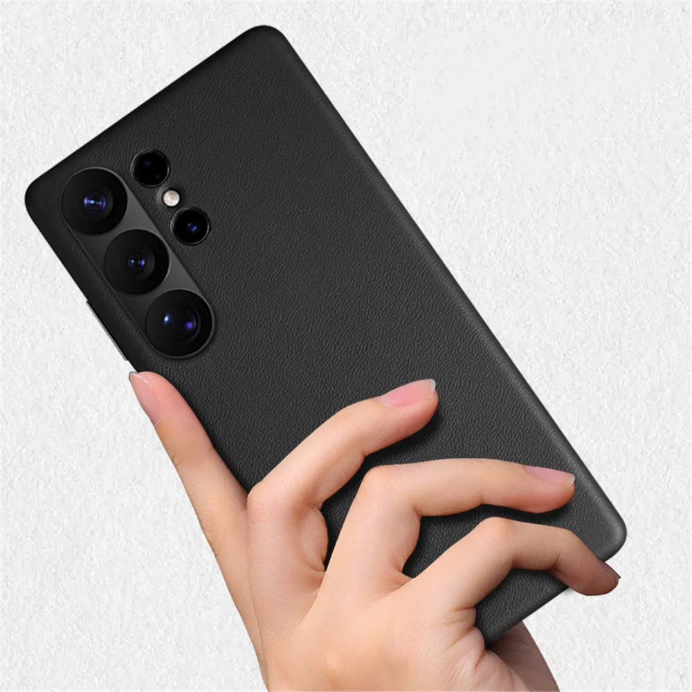 

Чехол Magsafe из натуральной яловой кожи премиум-класса для Samsung Galaxy S25 Ultra S25, матовая задняя крышка