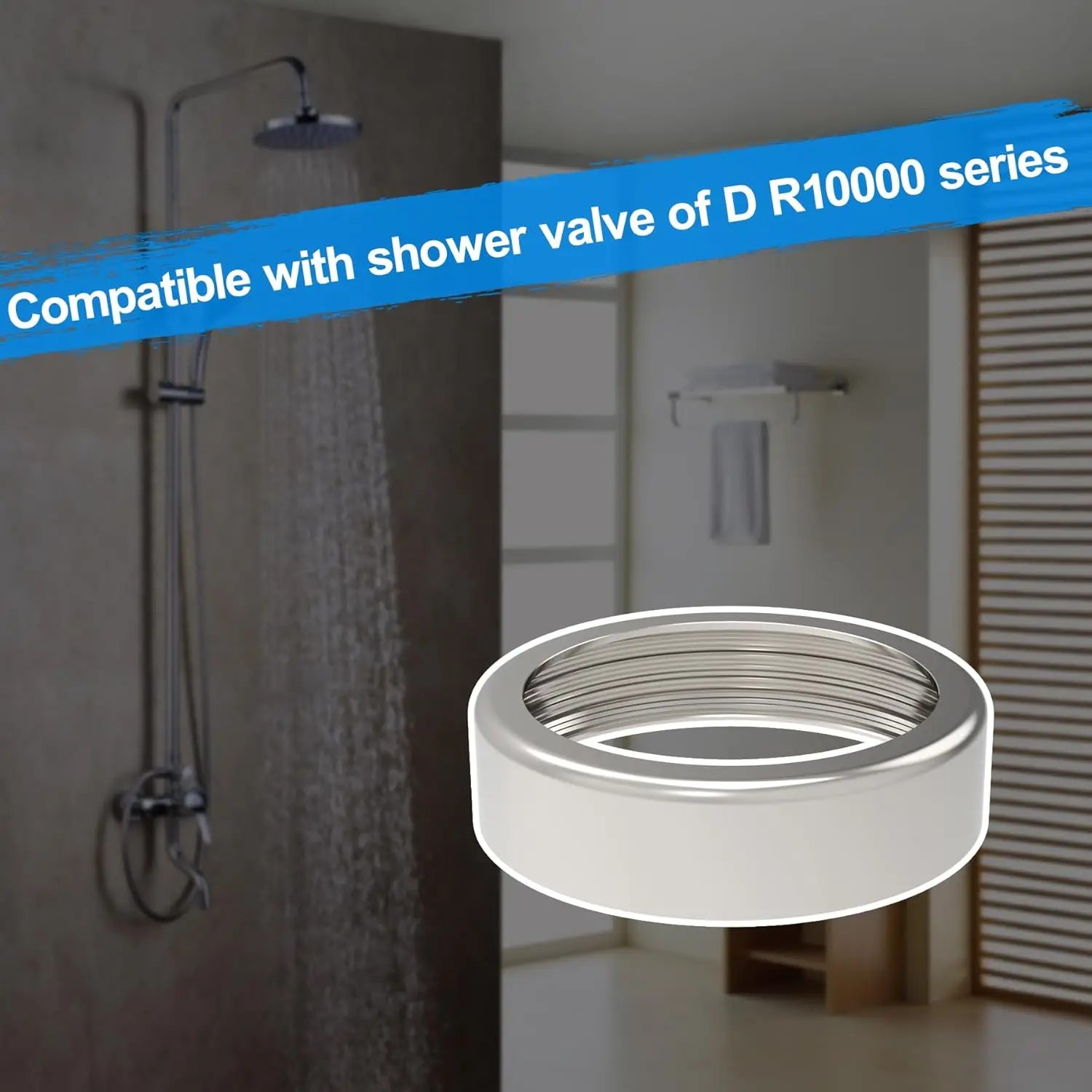 Porca de capô de reposição RP22734 compatível com válvula de chuveiro D R10000