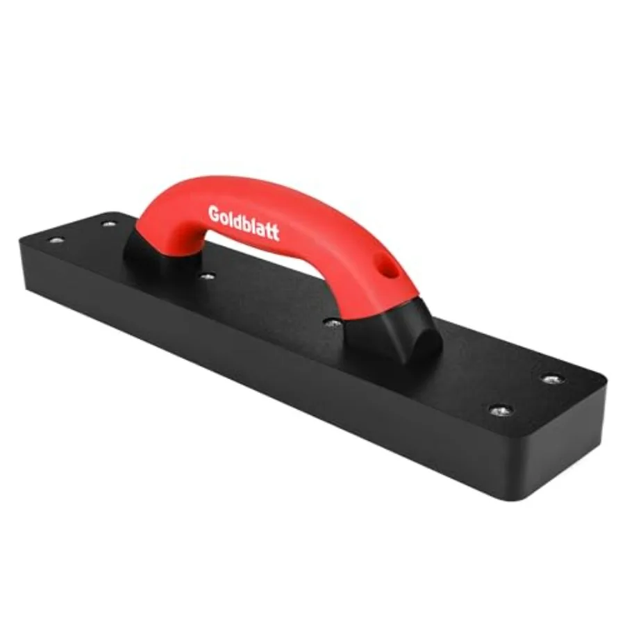 

Goldblatt Tapping Block for Vinyl Plank Flooring, Heavy Duty Hammer-Free Flooring Installation Tool with 9" Large Soft-grip Han
