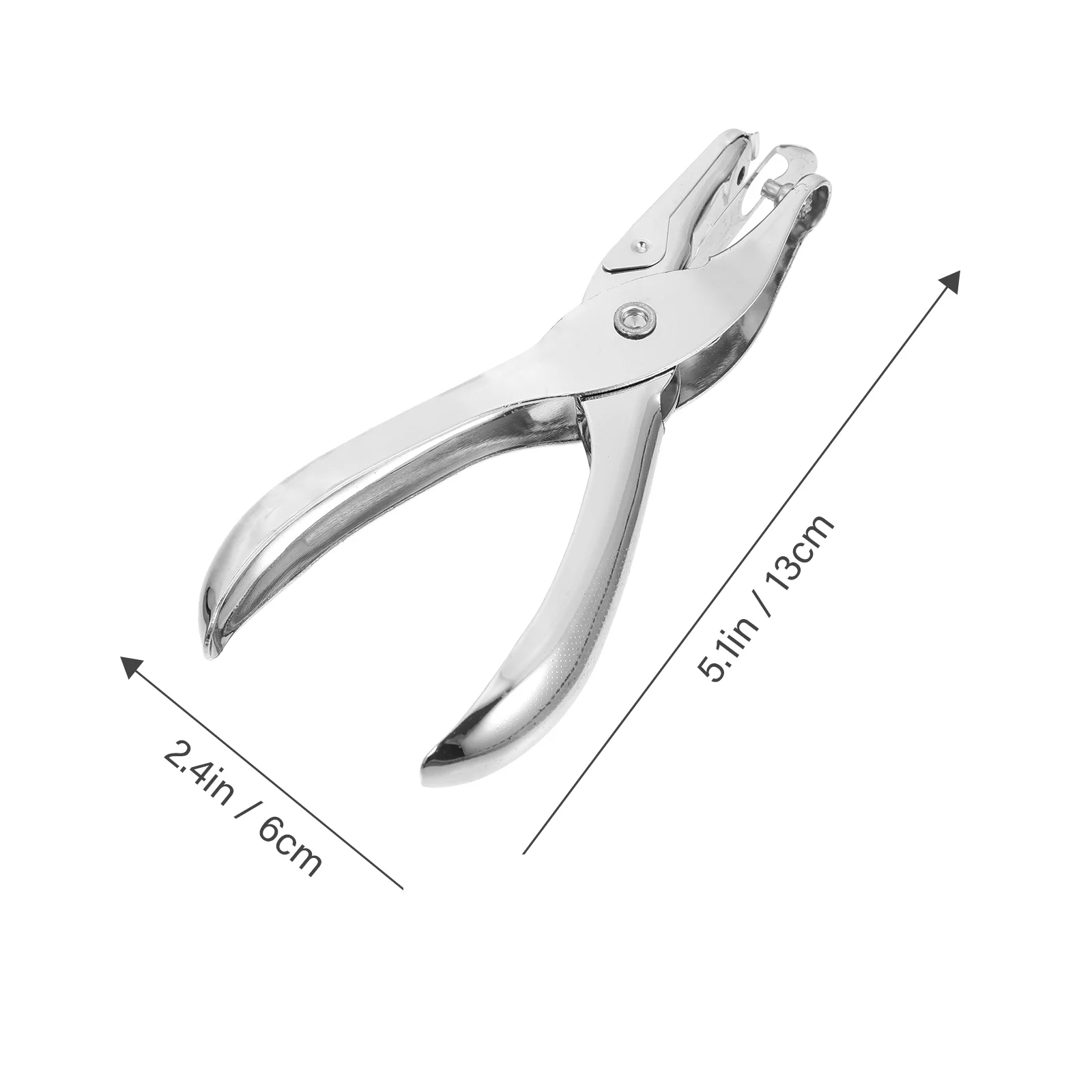 2 Pcs Hole Punch Home Accessory Puncher Single Card Office Stationery Metal Punchers Binder Clips