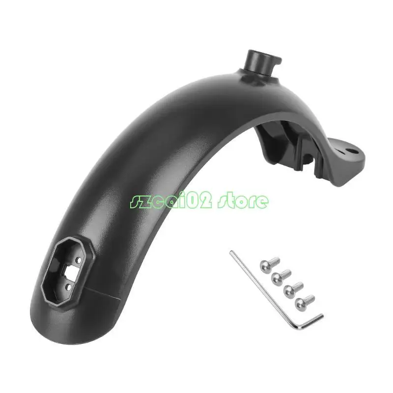 

400B Uprgades Electric Scooter Rear Splash Proof 4 Hole Mudguard Replacement Plastic Rear for 8.5 Inch Scooters