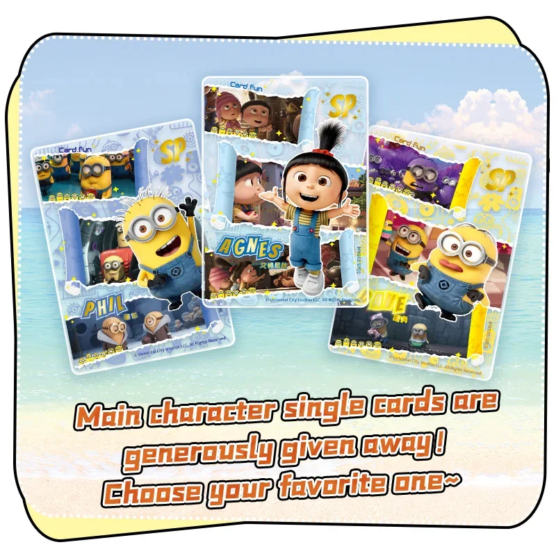 5 Packs CARDFUN Despicable Me Minions 1ST Cards Booster Packs – TCG CCG Collectable Playing Trading Card