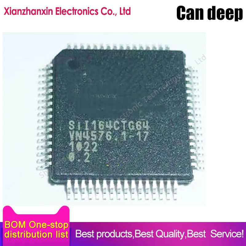 

1PCS/LOT SIL164CTG64 SII164CT64 SII164 QFP64 The spot chip micro controller