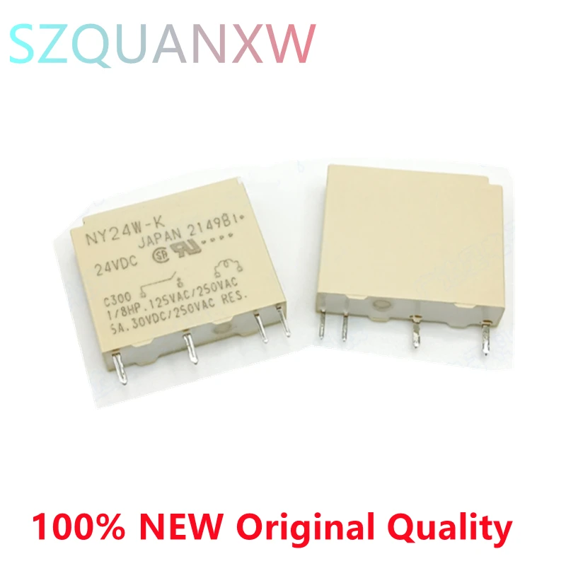 10PCS RELAY NY5W-K NY12W-K NY24W-K 5V 12V 24V DC Brand new and original relay