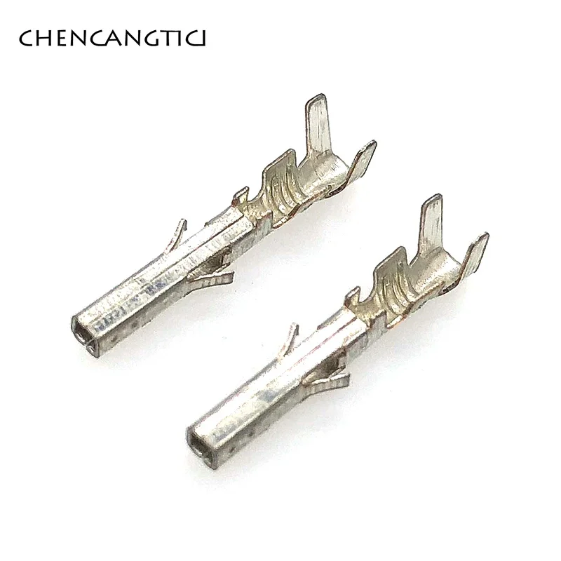 

50 Pcs Copper Crimp Wire Terminal Metal Pin Computer 4.2 MM Connector Terminal Car Female Needle Pin Low Foot 5556