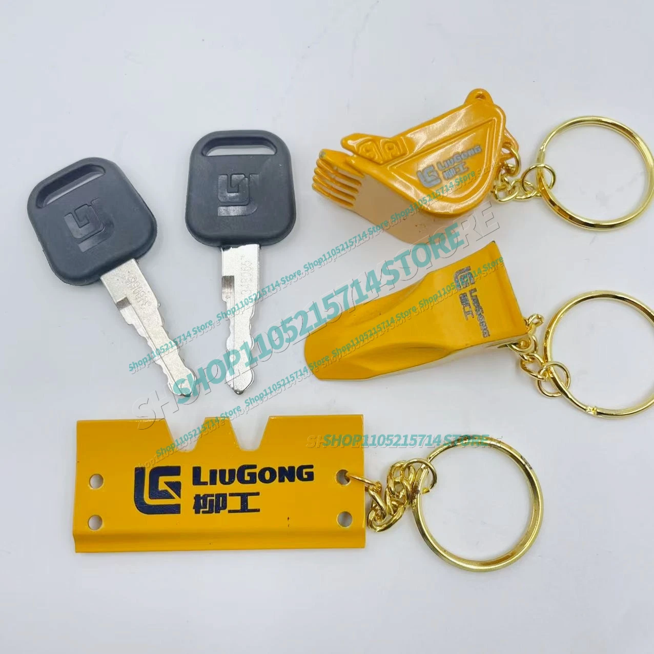 

2PCS 34B0557 Keys for LIUGONG Ignition KEYS 906D/907C/920/922/908/915/925/936E Heavy Equipment Excavator with KeyChian