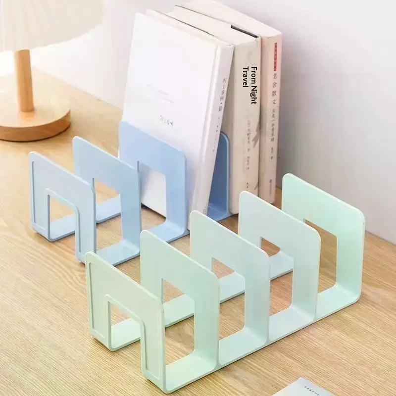 Multifunction Desk Organizer Book Magazine Storage Bookends Stand For CD Files School Office Supplies