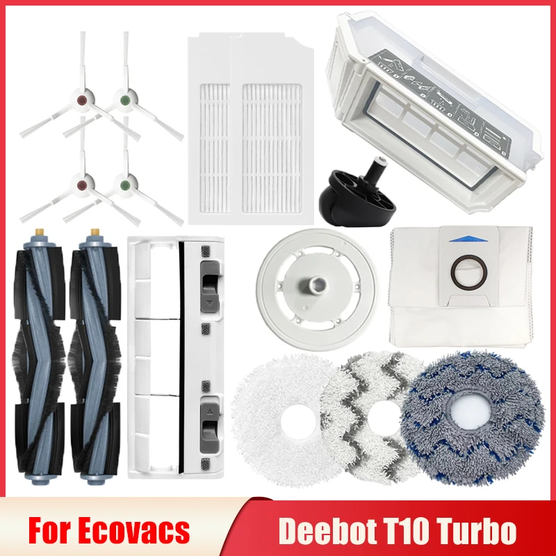 Suku Cadang Bantalan Pel untuk Ecovacs Deepot X1 TURBO / OMNI Robotic Vacuum Cleaner Dapat Dicuci Kain Pel Aksesori Pengganti Kain