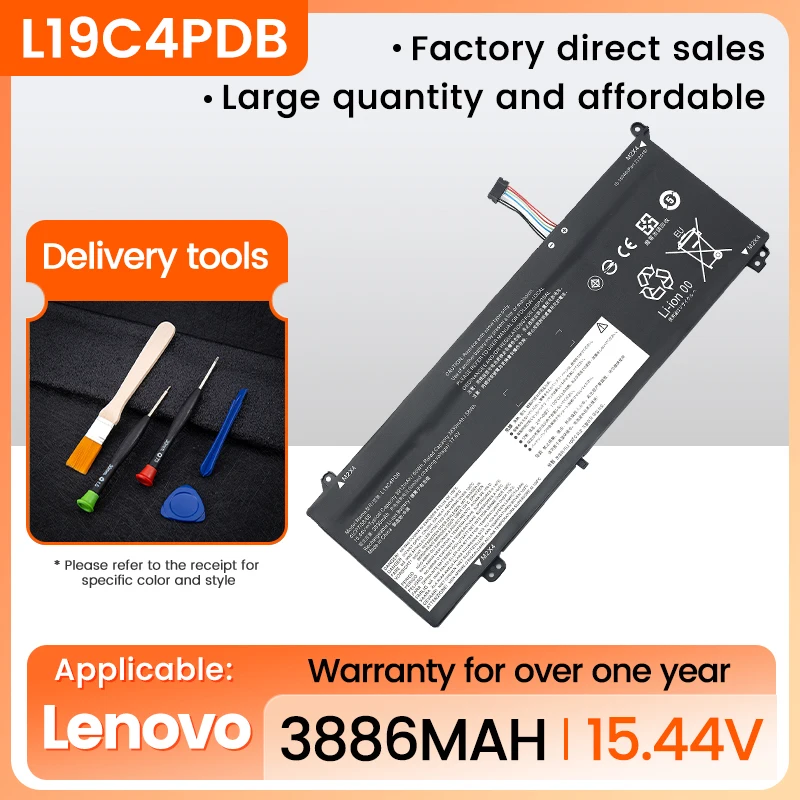 Bateria de YOGA สำหรับ Lenovo thinkbook 14S, L19C4PDB, L19M4PDB, 60WH, G2, G3, 15, SB10Z21205, 5B10Z21209, 2021