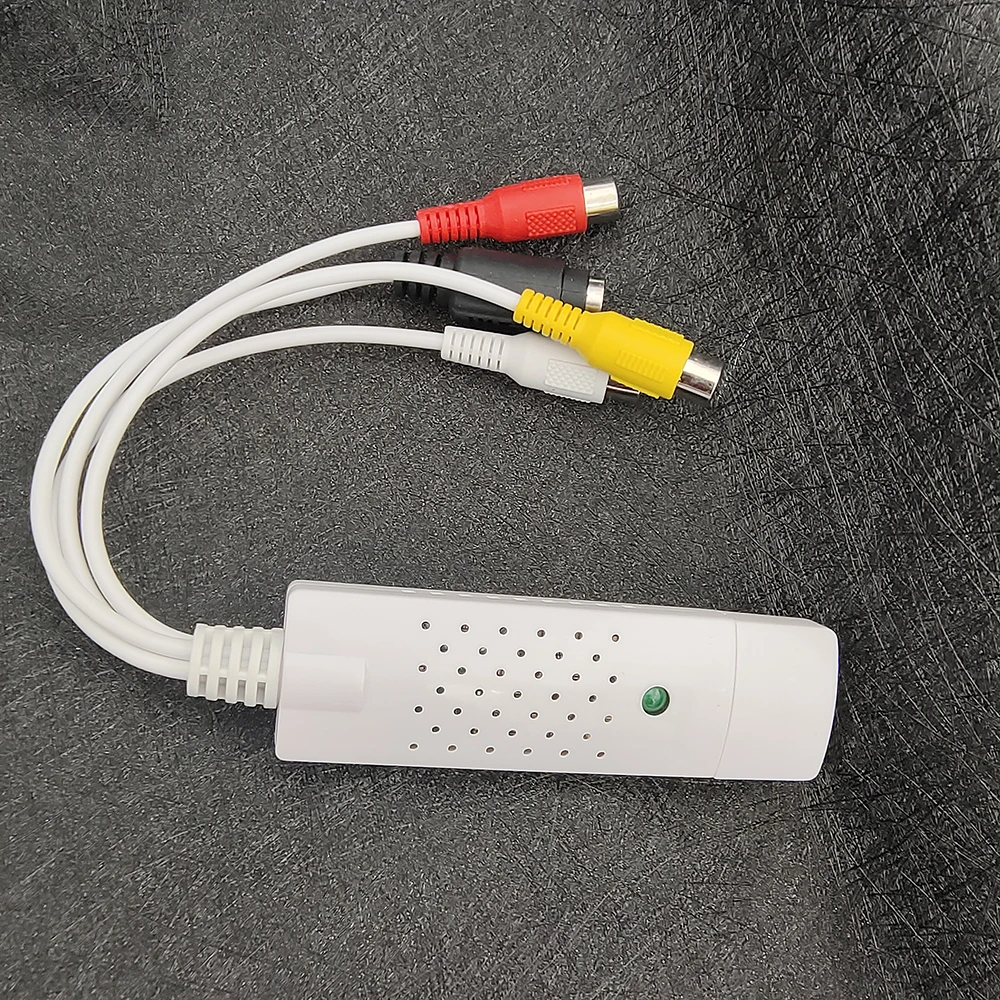 USB 2.0 na kabel RCA Adapter konwerter Audio wideo karta przechwytująca Adapter PC kable do telewizora DVD urządzenie przechwytujące VHS