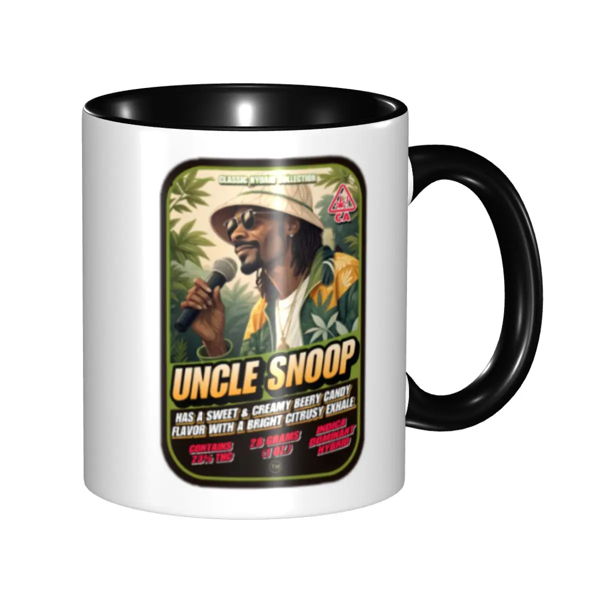 

Personalized Snoop Dogg Music Rapper Mug DIY Ceramic Tea Milk Coffee Cups