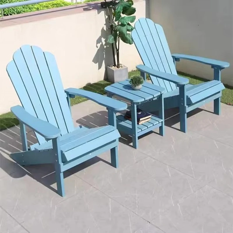 

Modern outdoor furniture, environmentally friendly recycled plastic, wooden folding garden, Adirondack chair