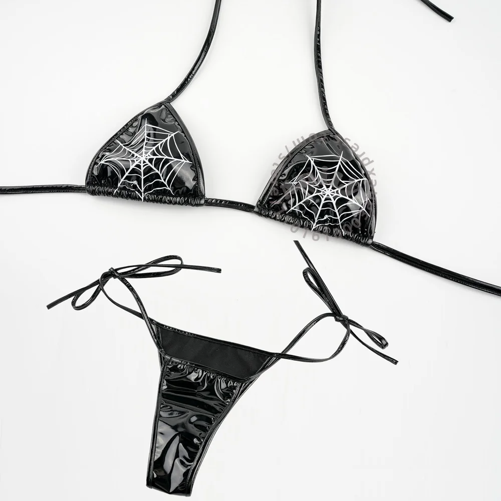 

AniLV Little Devil Spider Web Beach Bikini Cobweb Sexy Underwear Temptation Lingerie Pajamas Erotic Outfit Cosplay Costumes