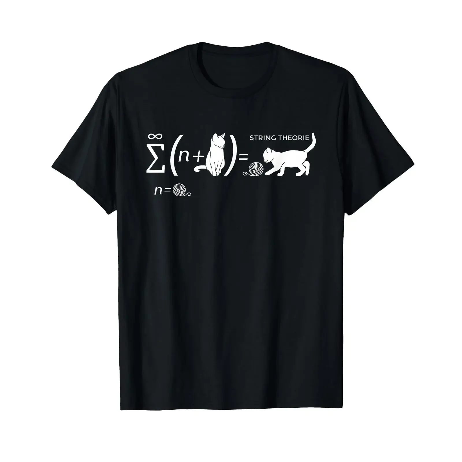 String Theory Schrödingers Katze Physiker Student T Shirt black vintage Washed fashion Stylish Stretched Breathable Soft