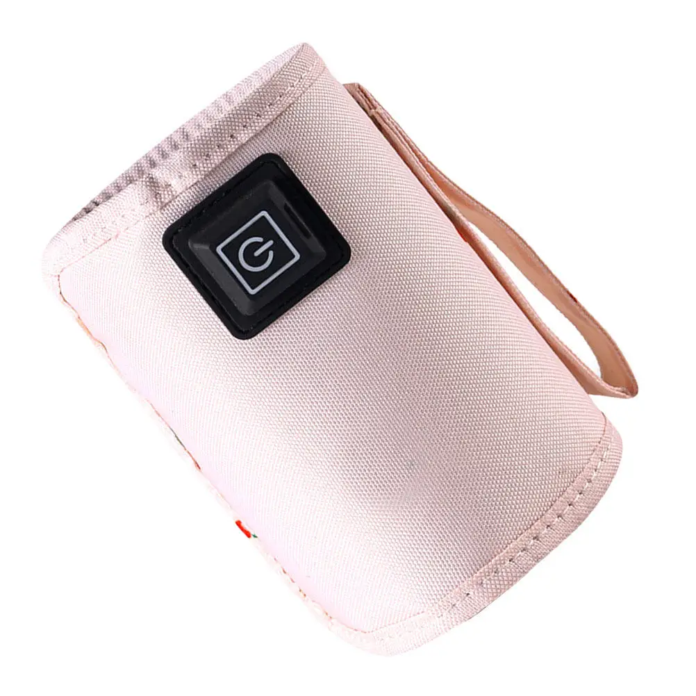 Travel Nursing Bottle Warmer Portable USB Milk Bottle Warmer Bag for Feeding Bottles Warm Retention ABS Material Universal